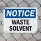 Signmission Waste Solvent, 10 in W x Rectangle, Plastic OS-2PACK-NS-P-710-L-16872 - alternate 7